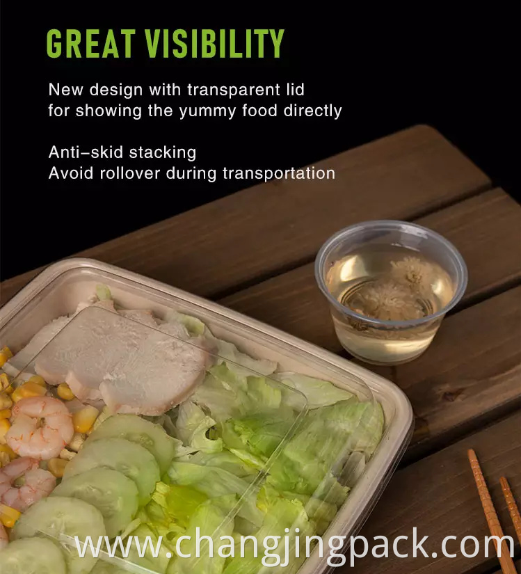  plastic containers - food